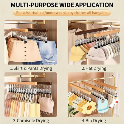 Laundry Multi-Clip Hanger
