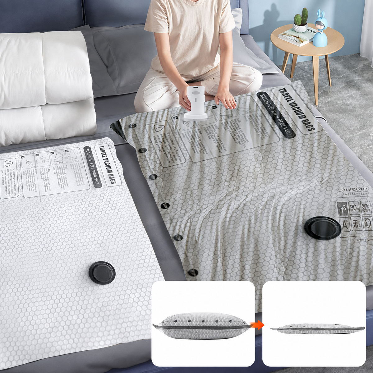 Vacuum Travel Compression Bags